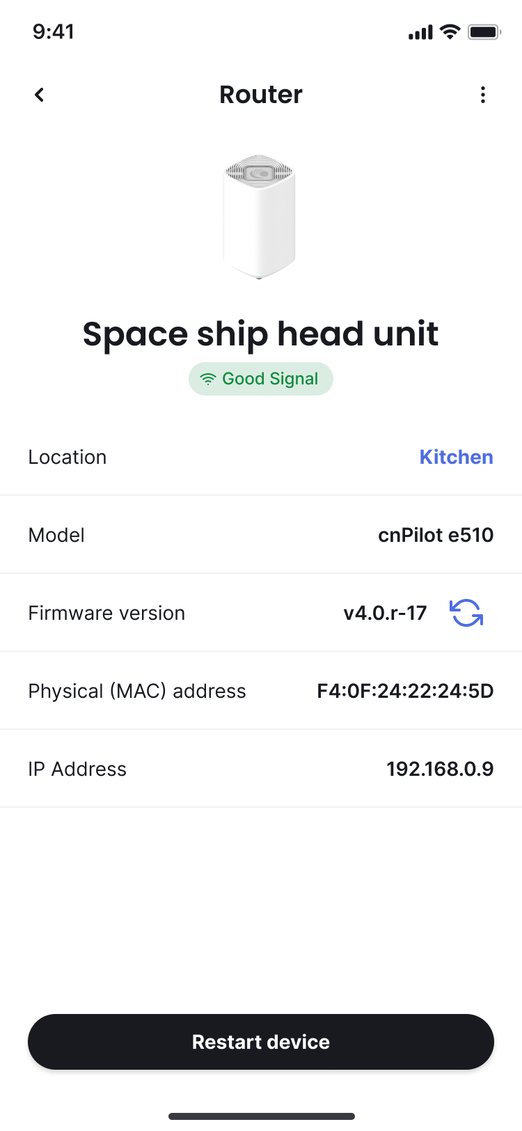 OTA Firmware Update Alert